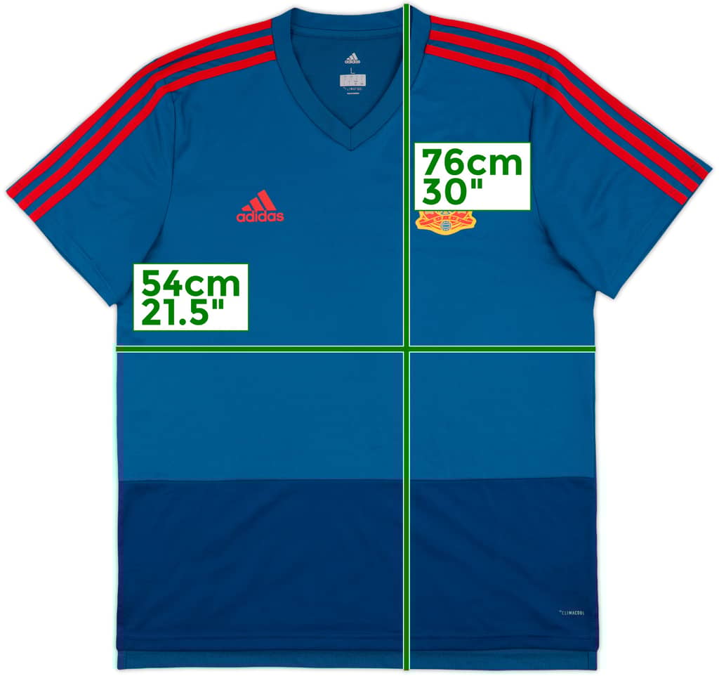 2018-19 Spain adidas Training Shirt - 8/10 - (L)