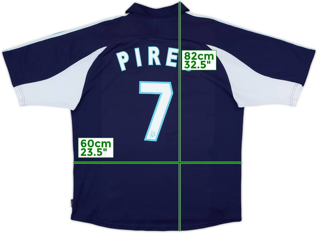 1999-00 Olympique Marseille Away Shirt Pires #7 - 7/10 - (XL)