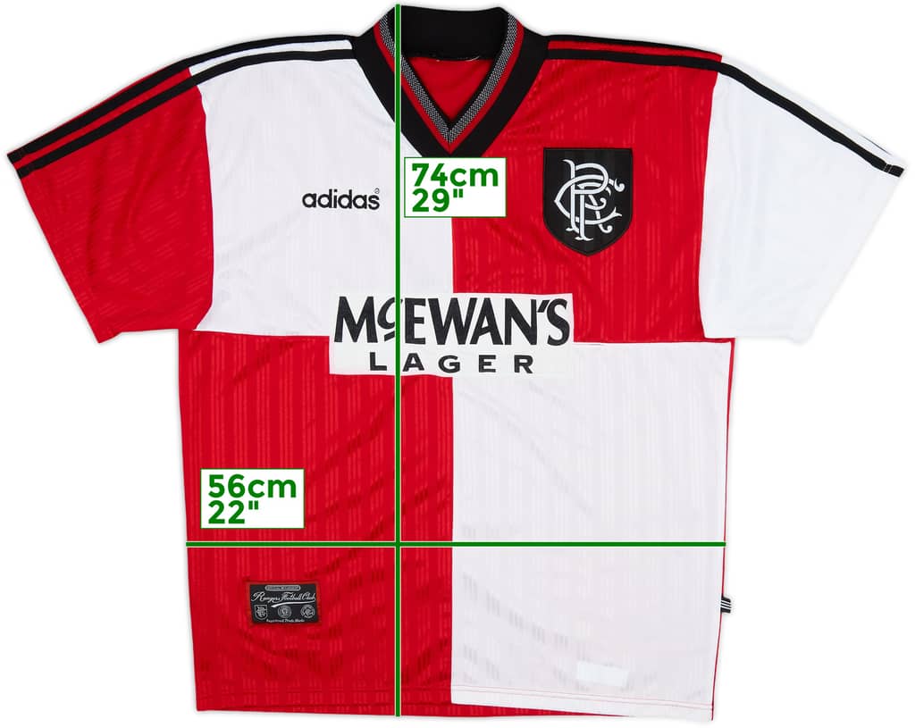 1995-96 Rangers Away Shirt - 8/10 - (L)