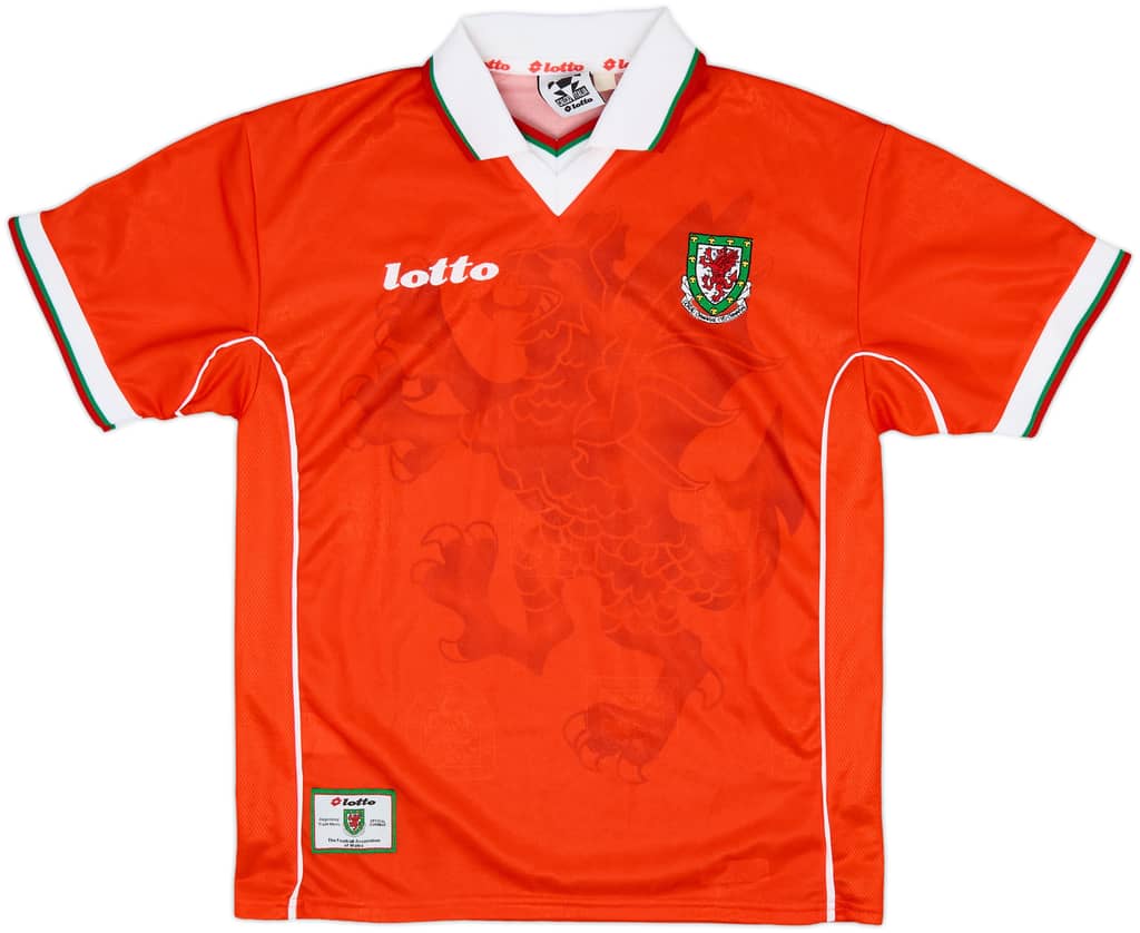1998-00 Wales Home Shirt - 9/10 - (XL.Boys)