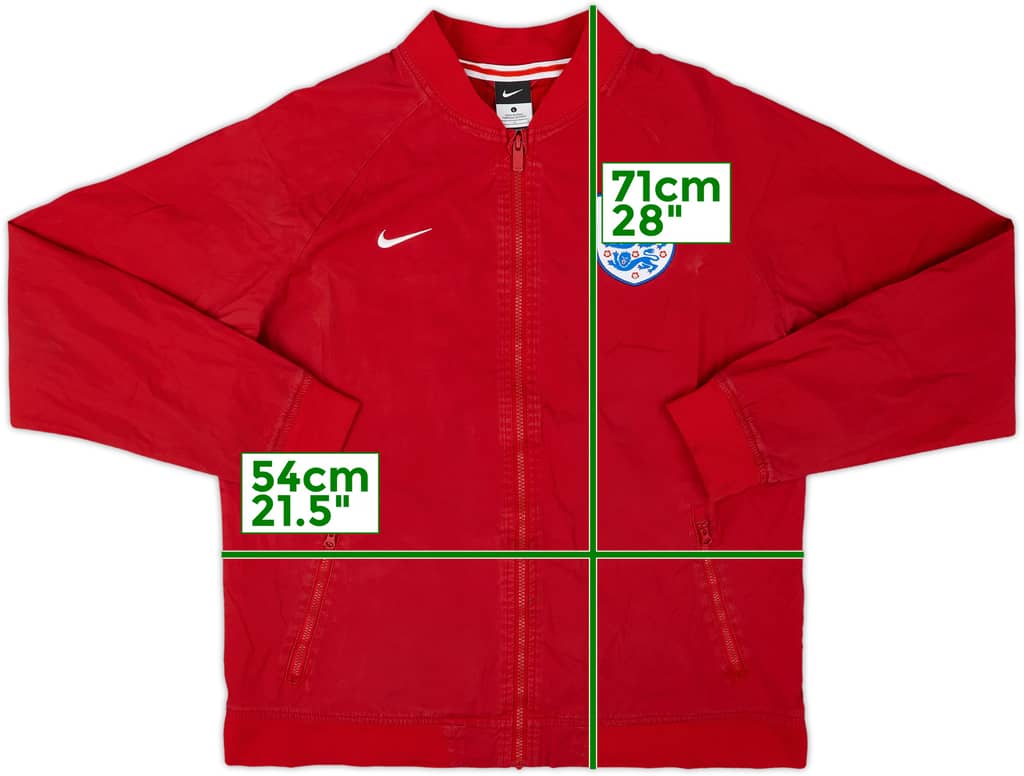 2016-17 England Nike Track Jacket - 8/10 - (L)