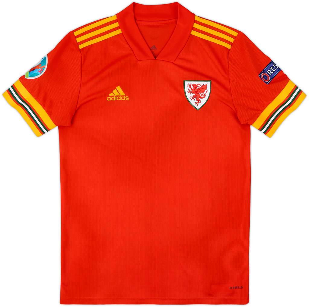 2020-21 Wales Home Shirt - 8/10 - (S)