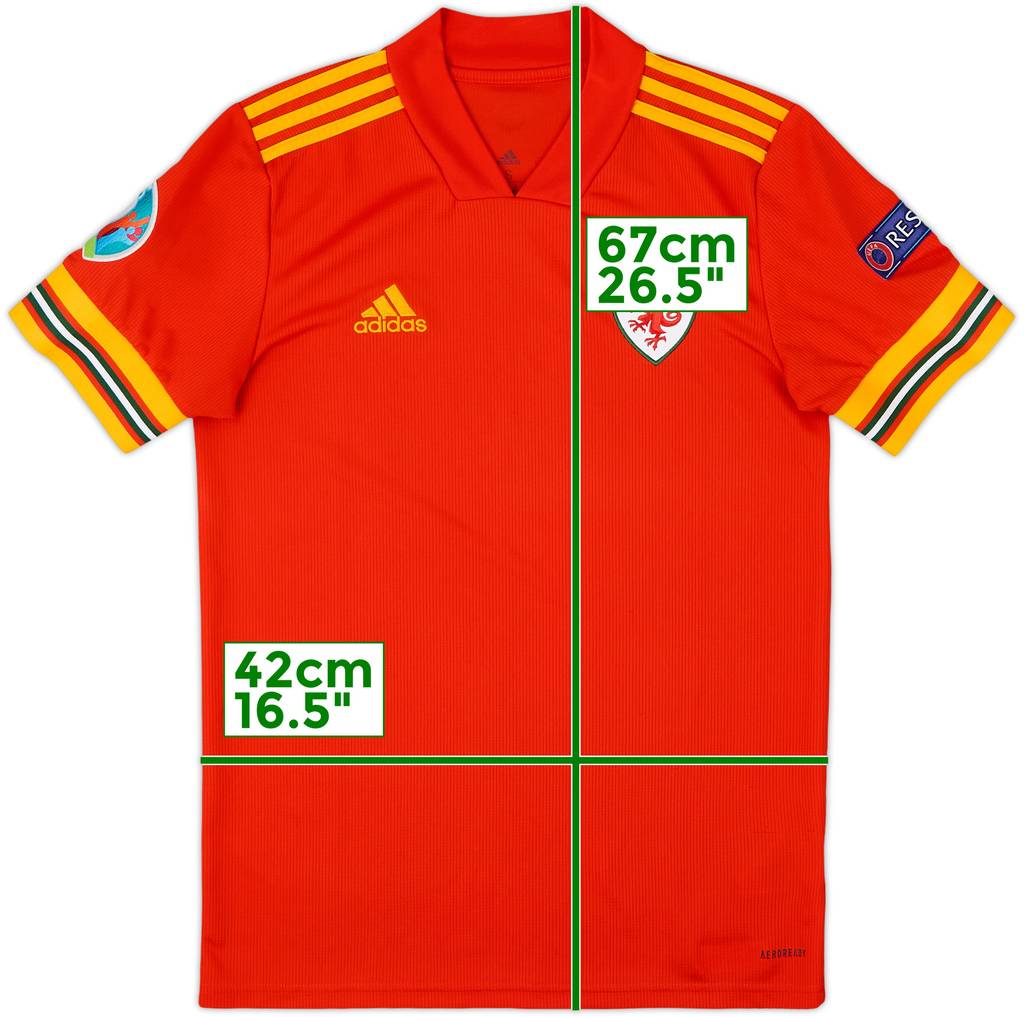 2020-21 Wales Home Shirt - 8/10 - (S)