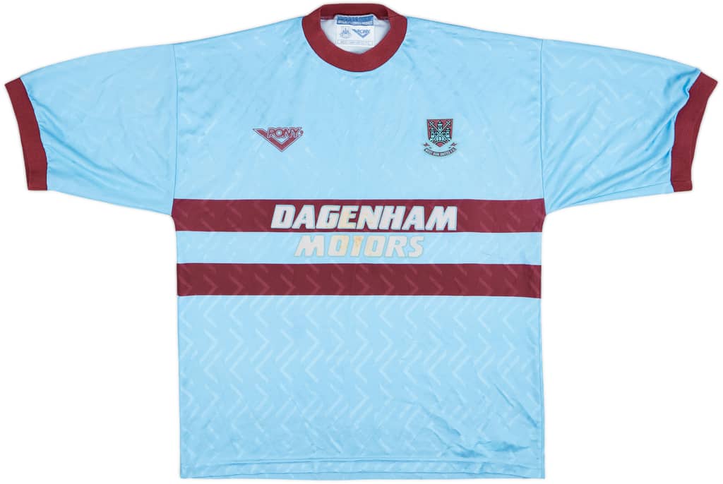 1993-95 West Ham Away Shirt - 6/10 - (XL)