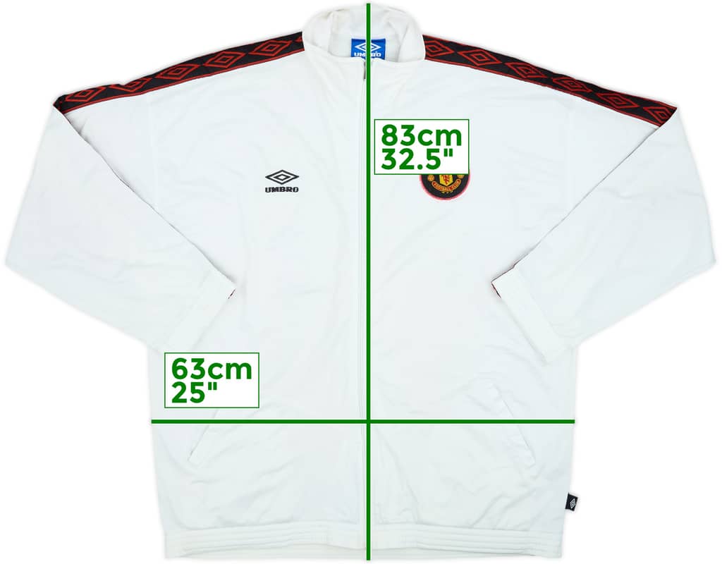 1996-97 Manchester United Umbro Track Jacket - 6/10 - (XL)