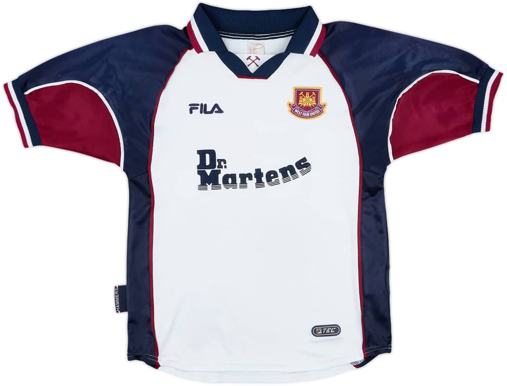 1999-01 West Ham Away Shirt - 7/10 - (XL.Boys)