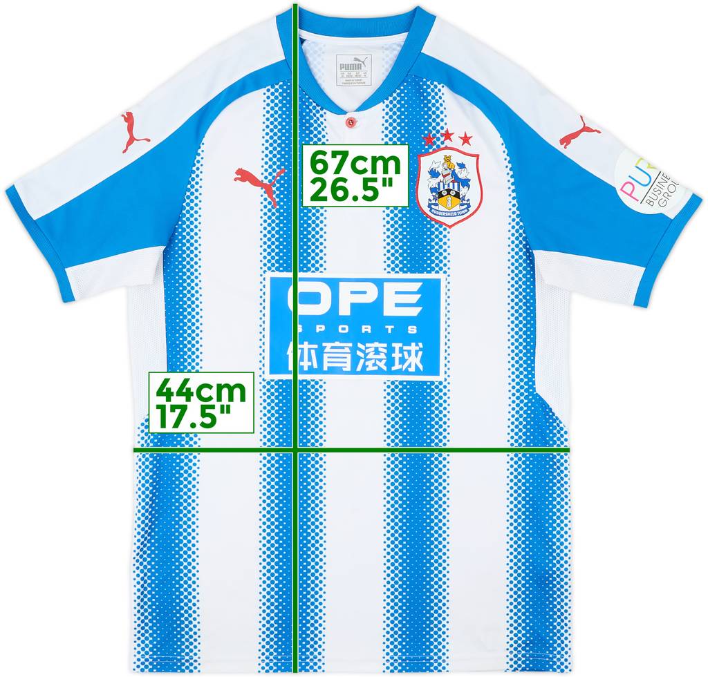 2017-18 Huddersfield Home Shirt - 7/10 - (M)