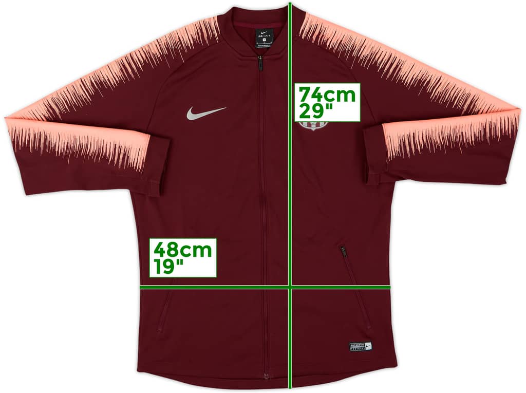 2018-19 Barcelona Nike Track Jacket - 9/10 - (M)