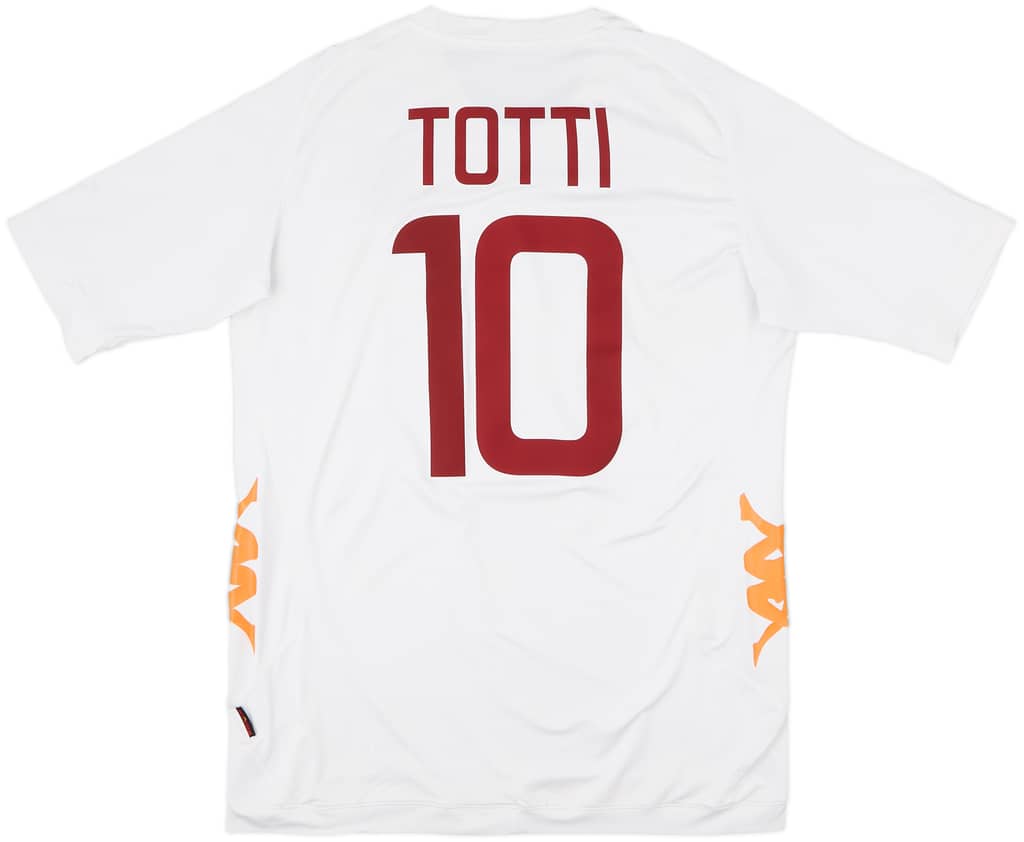 2011-12 Roma Away Shirt Totti #10 - 7/10 - (XL)