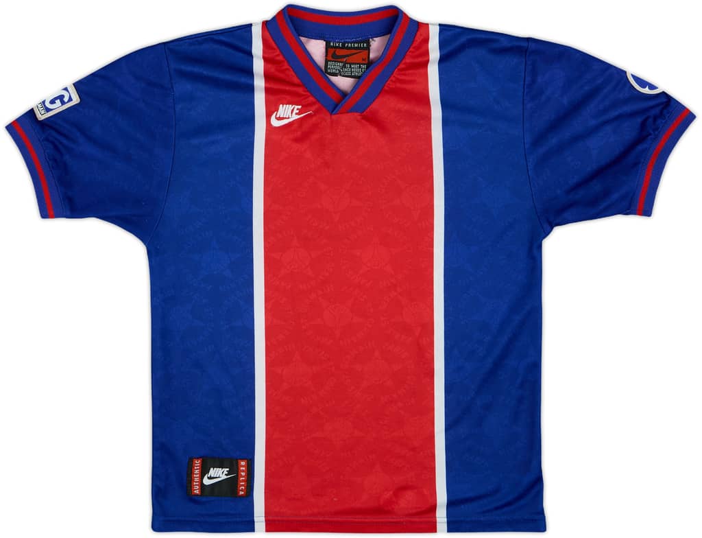 1995-96 Paris Saint-Germain Home Shirt - 8/10 - (M.Boys)