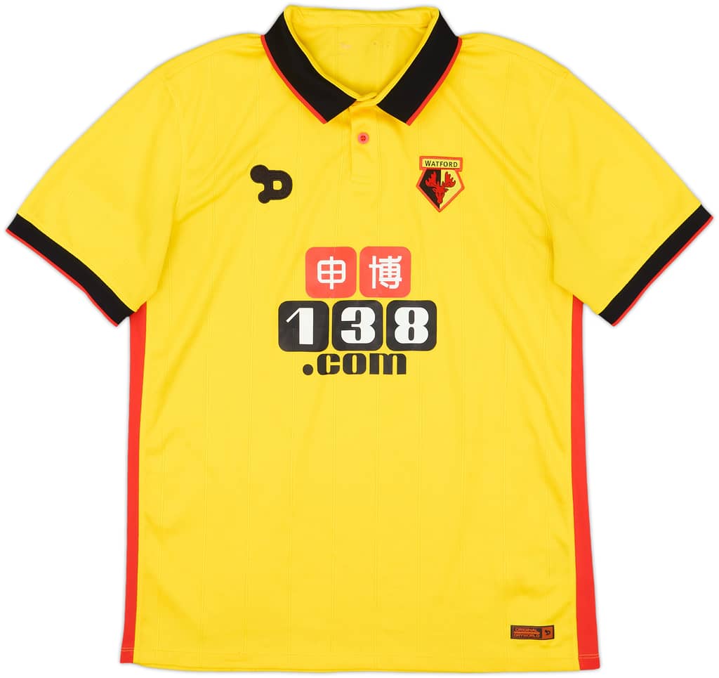 2016-17 Watford Home Shirt - 7/10 - (M)