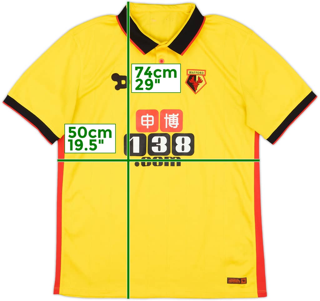 2016-17 Watford Home Shirt - 7/10 - (M)