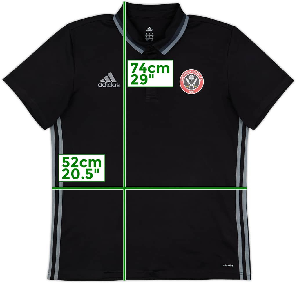2015-16 Sheffield United adidas Polo Shirt - 8/10 - (L)