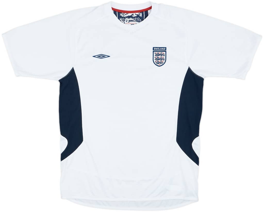 2005-06 England Umbro Training Shirt - 9/10 - (M)