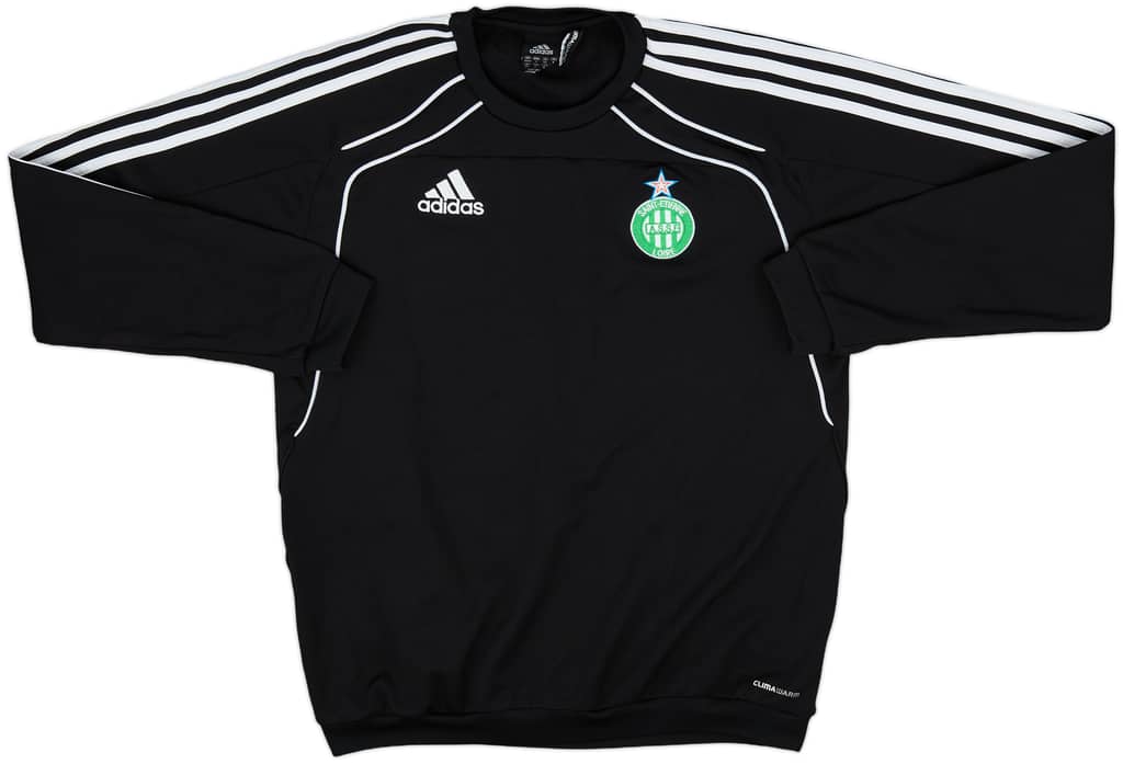 2010-11 Saint Etienne adidas Sweat Top - 10/10 - (M/L)