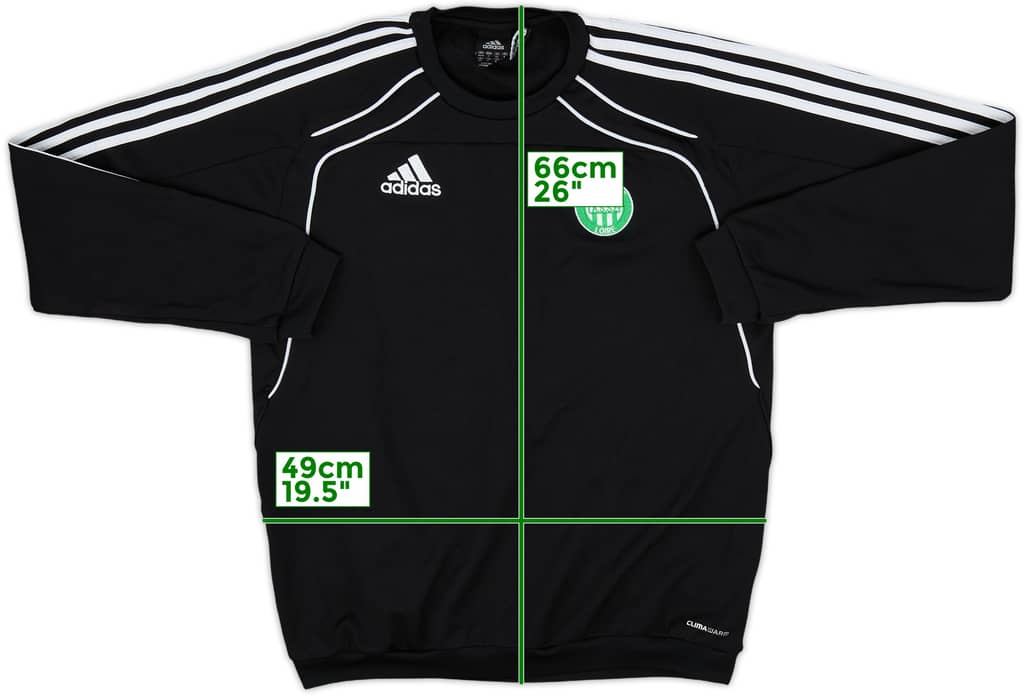 2010-11 Saint Etienne adidas Sweat Top - 10/10 - (M/L)