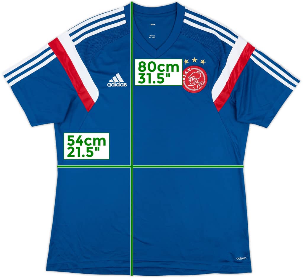 2014-15 Ajax adidas Training Shirt - 8/10 - (XL)