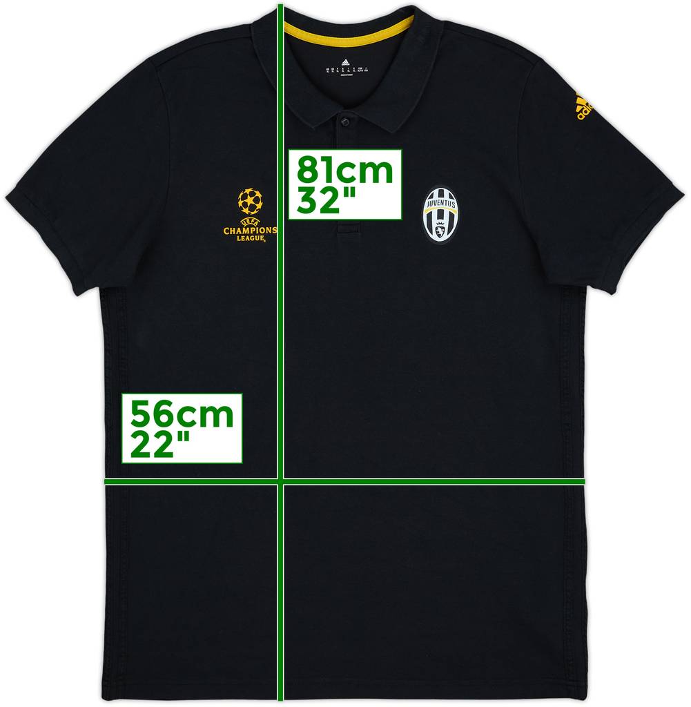 2016-17 Juventus adidas CL Polo Shirt - 8/10 - (XL)