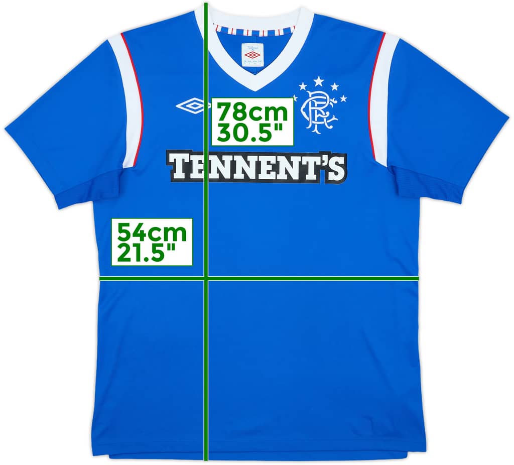 2011-12 Rangers Home Shirt - 8/10 - (L)