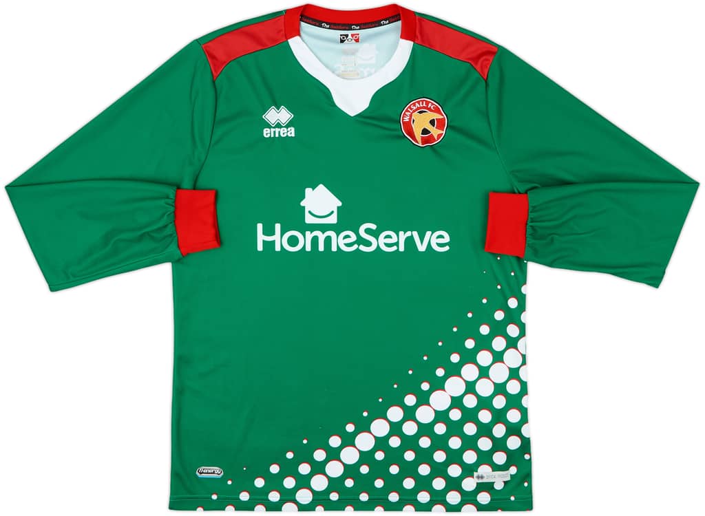 2021-22 Walsall Away L/S Shirt - 8/10 - (L)