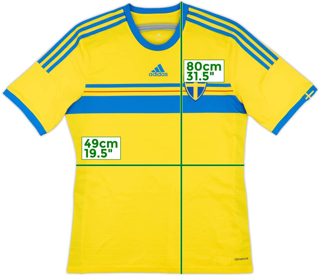 2014-15 Sweden Home Shirt - 9/10 - (L)