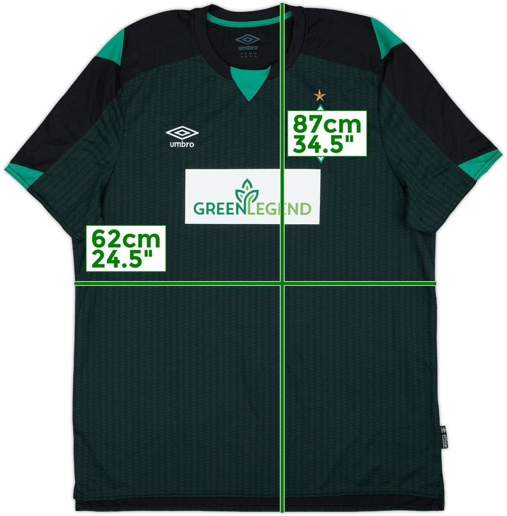 2021-22 Werder Bremen Third Shirt - 9/10 - (XXL)