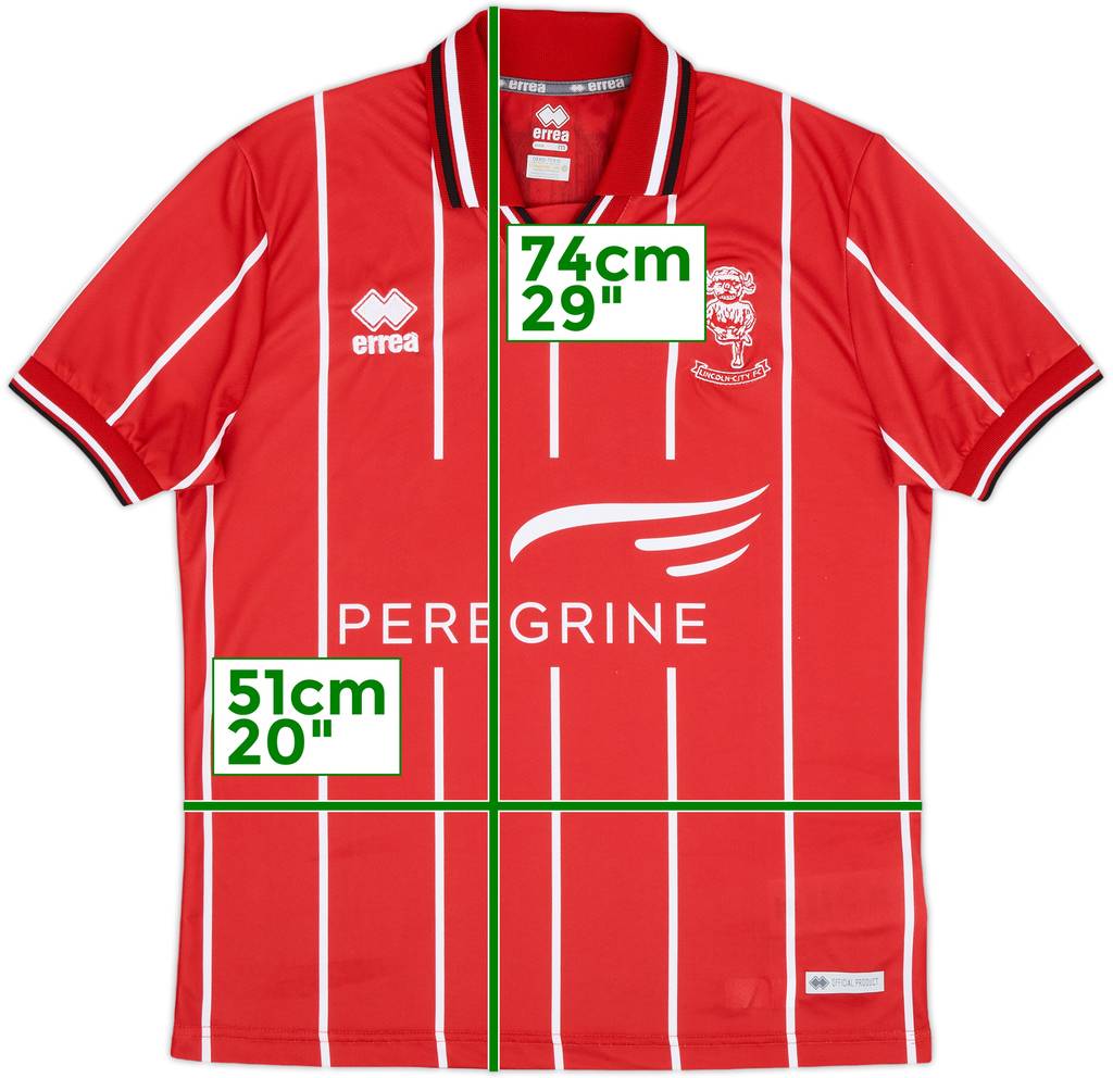 2020-21 Lincoln City Home Shirt - 8/10 - (M)