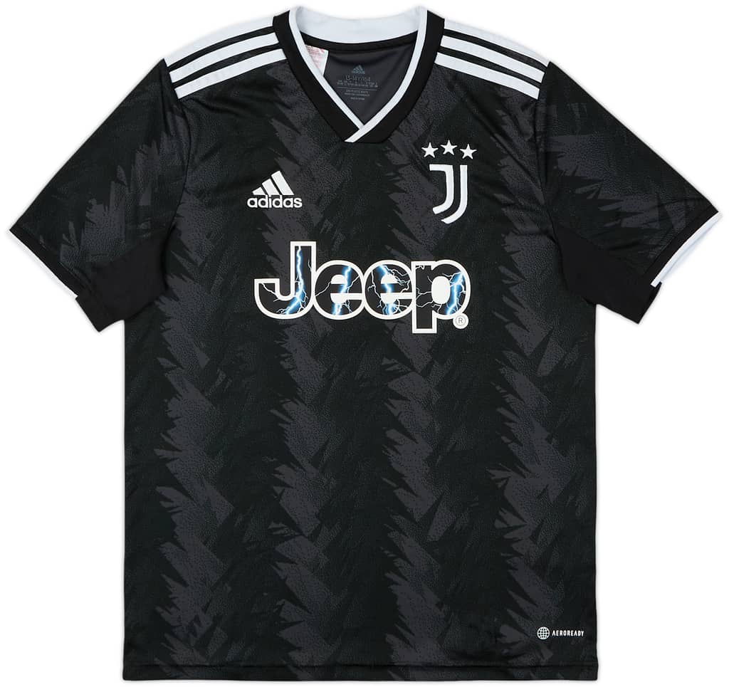 2022-23 Juventus Away Shirt - 7/10 - (L.Boys)