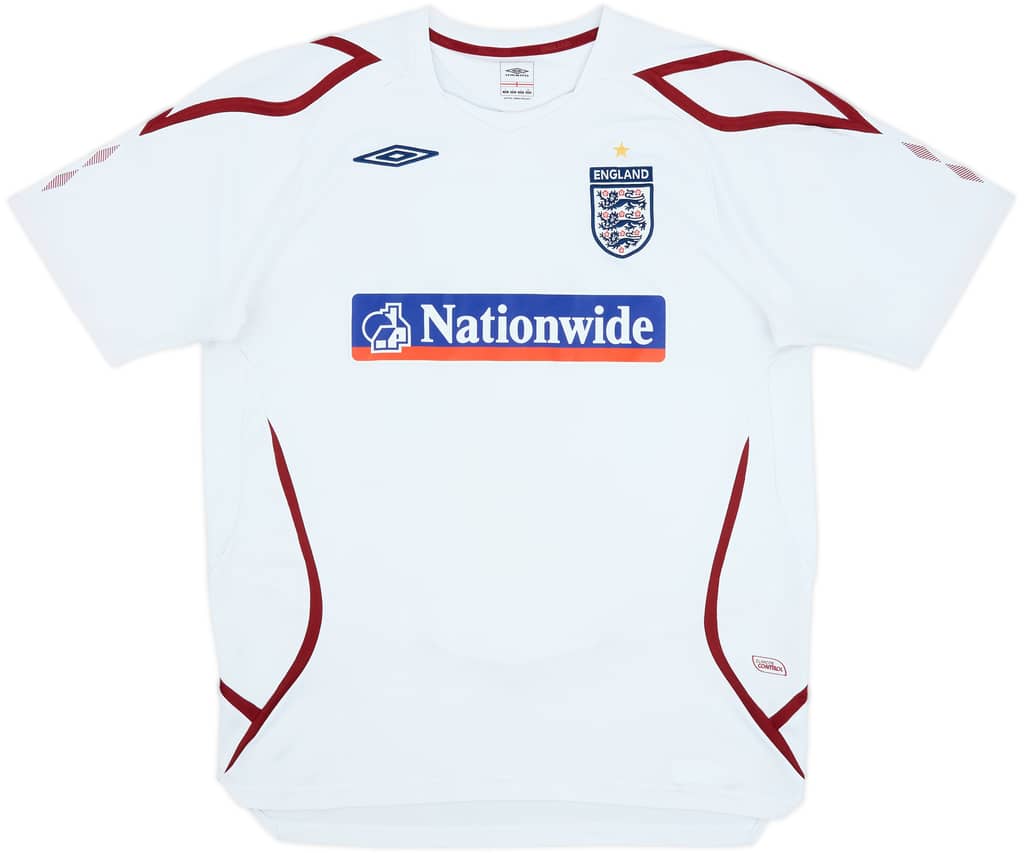 2007-08 England Umbro Training Shirt - 7/10 - (L)