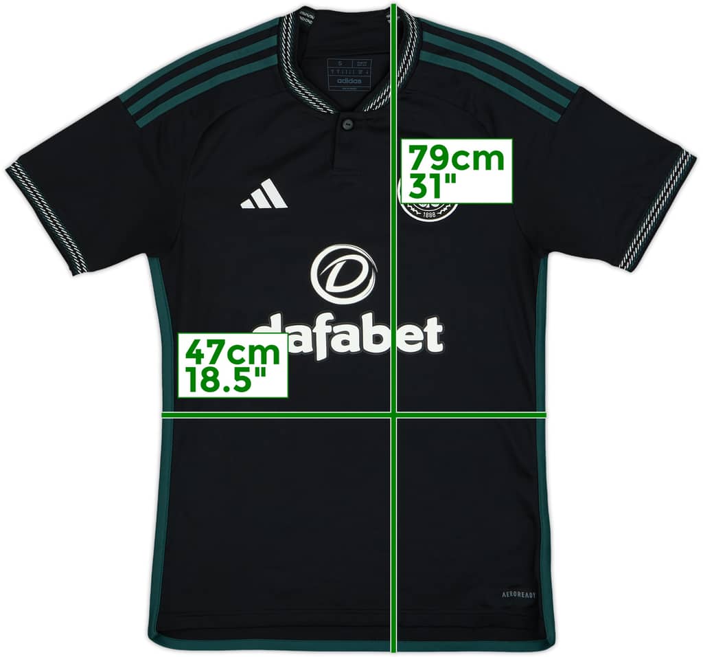 2023-24 Celtic Away Shirt - 9/10 - (S)