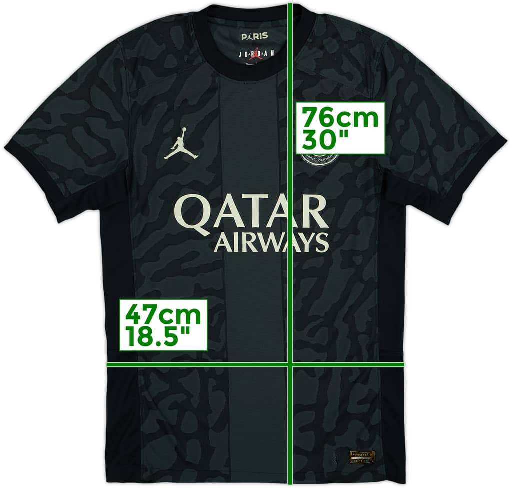 2023-24 Paris Saint-Germain Authentic Third Shirt - 9/10 - (S)