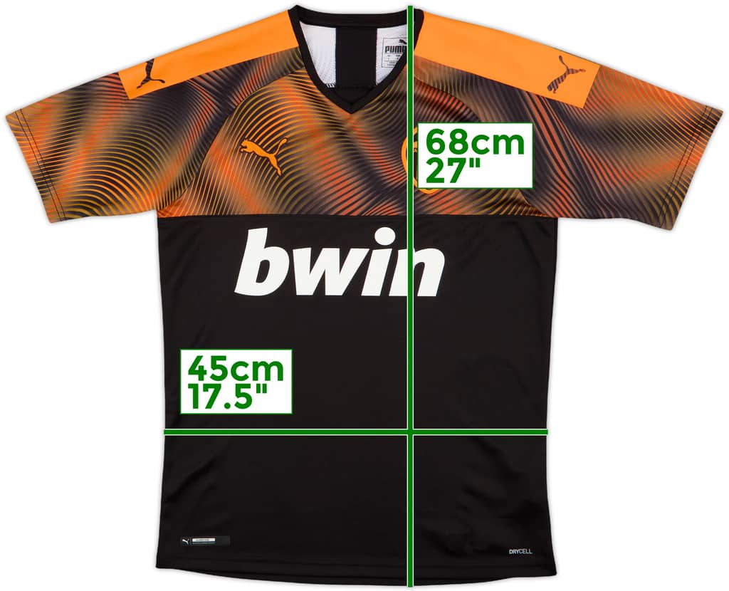 2019-20 Valencia Away Shirt - 10/10 - (S)