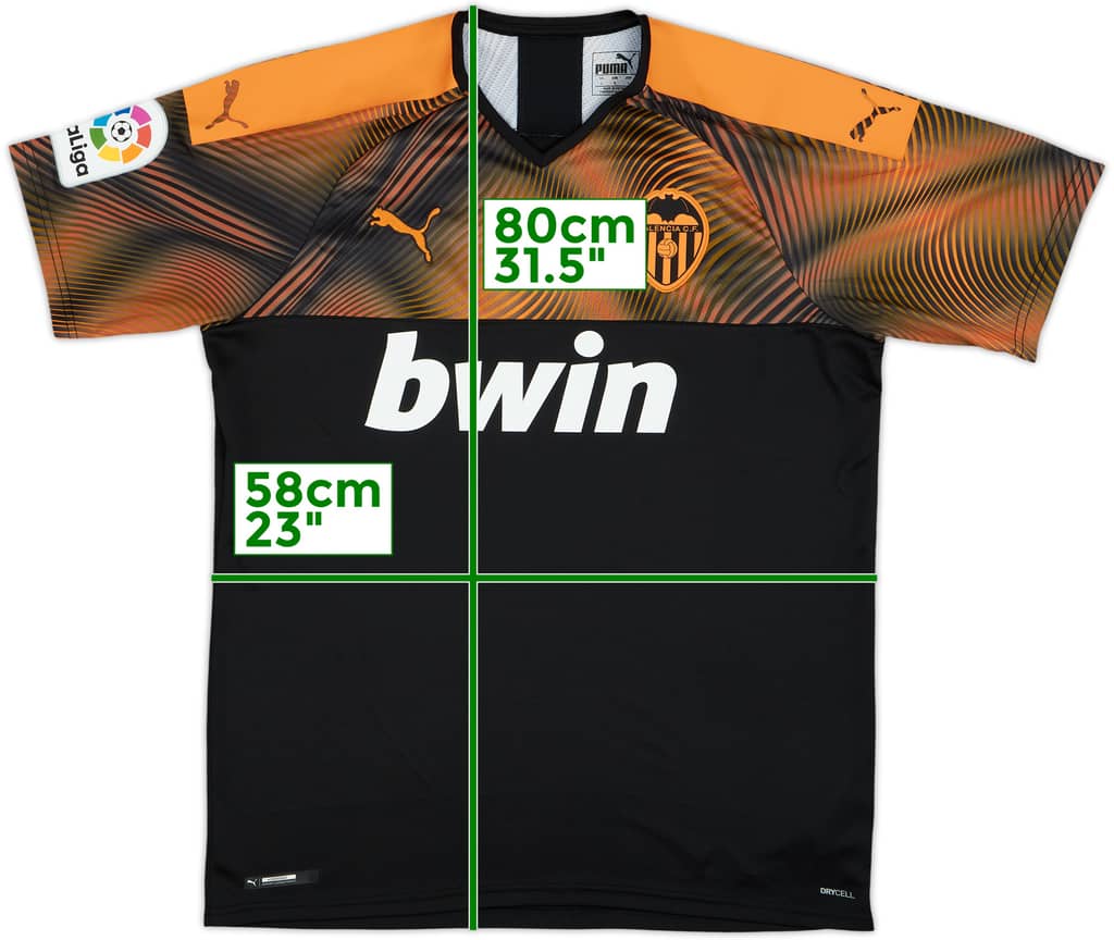 2019-20 Valencia Away Shirt - 10/10 - (L)