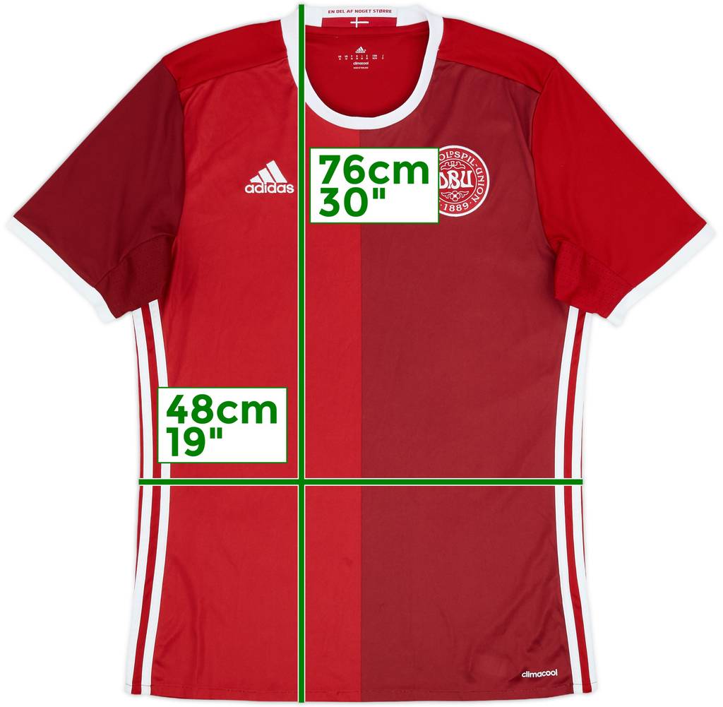 2016-17 Denmark Home Shirt - 7/10 - (M)