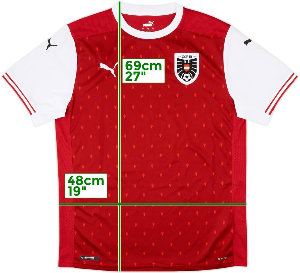 2020-22 Austria Home Shirt - 9/10 - (L)