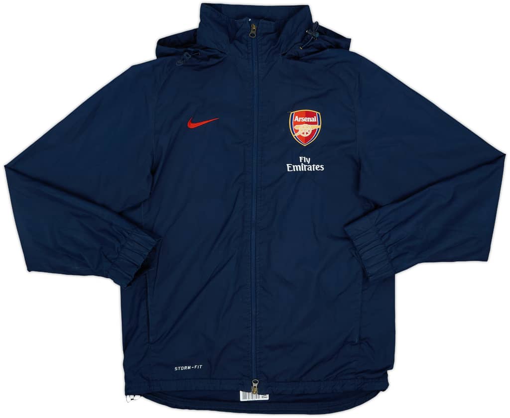 2011-12 Arsenal Nike Hooded Rain Jacket - 8/10 - (S)