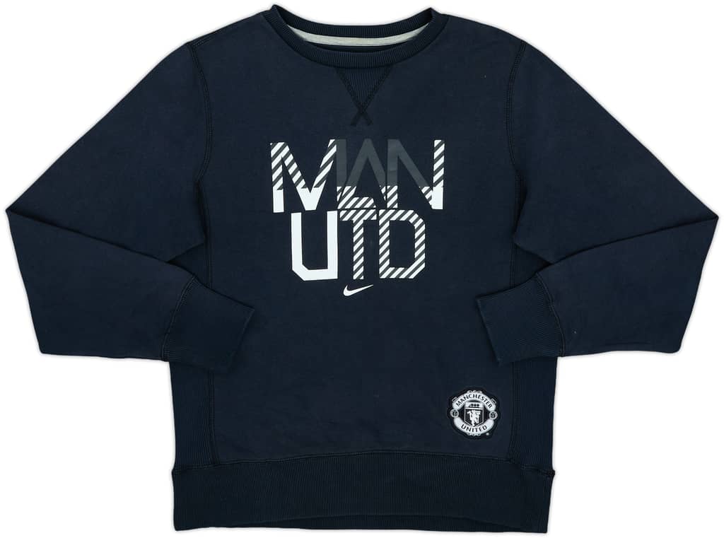 2012-13 Manchester United Nike Sweat Top - 7/10 - (M)