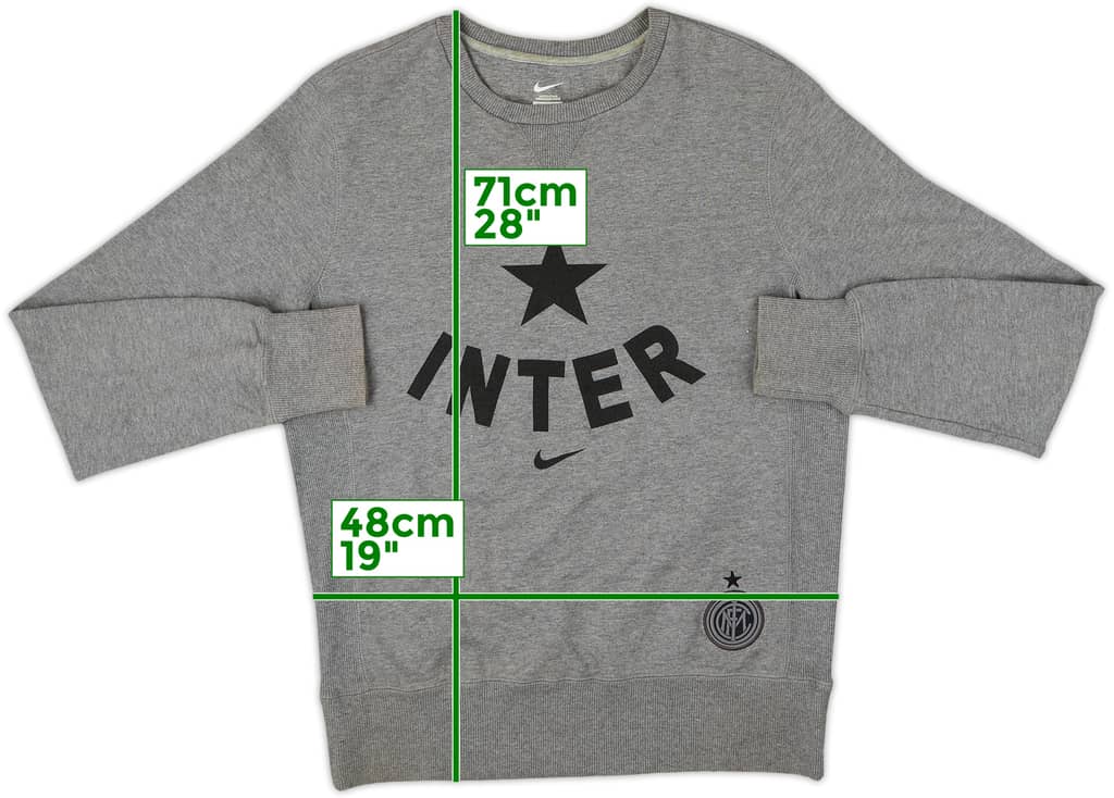 2012-13 Inter Milan Nike Sweat Top - 10/10 - (M)