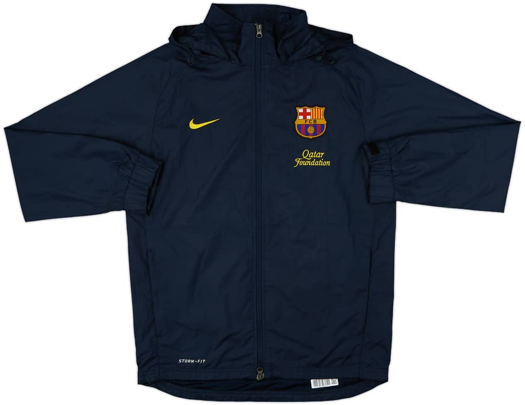 2012-13 Barcelona Nike Hooded Rain Jacket - 9/10 - (S)