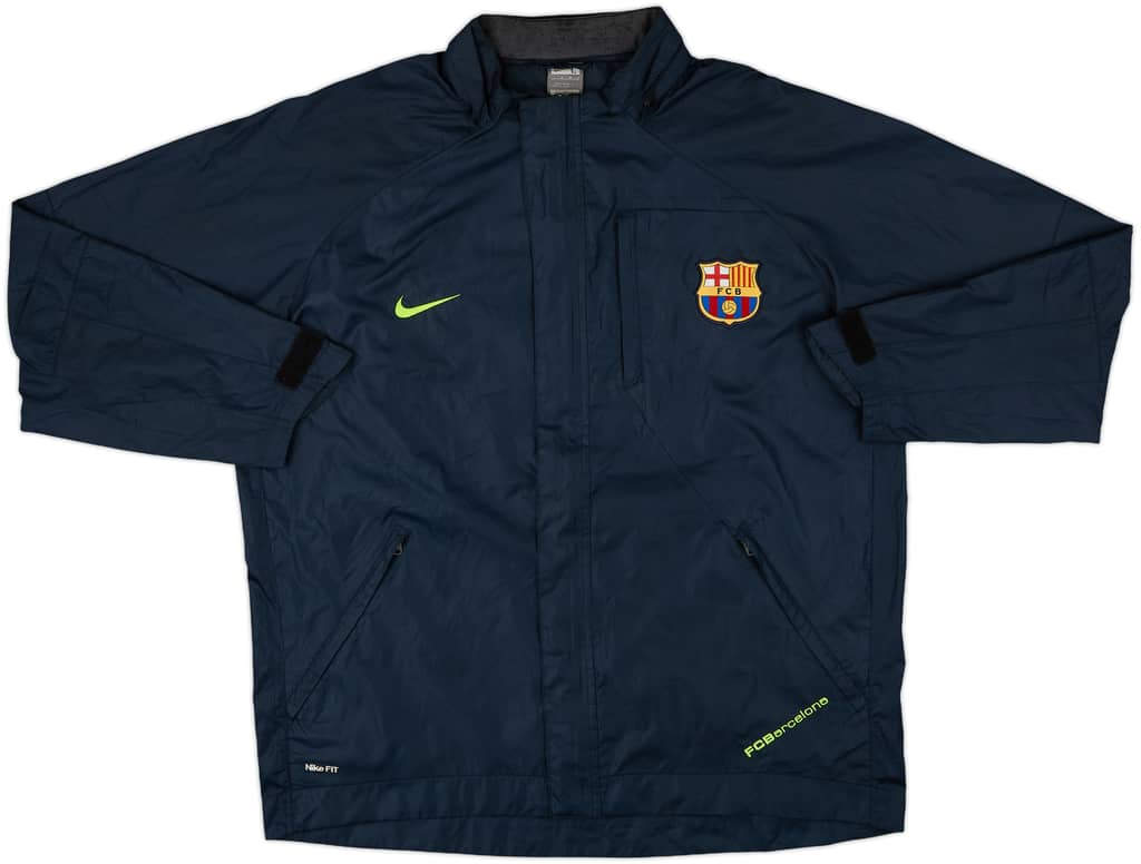 2007-08 Barcelona Nike Rain Jacket - 8/10 - (L)