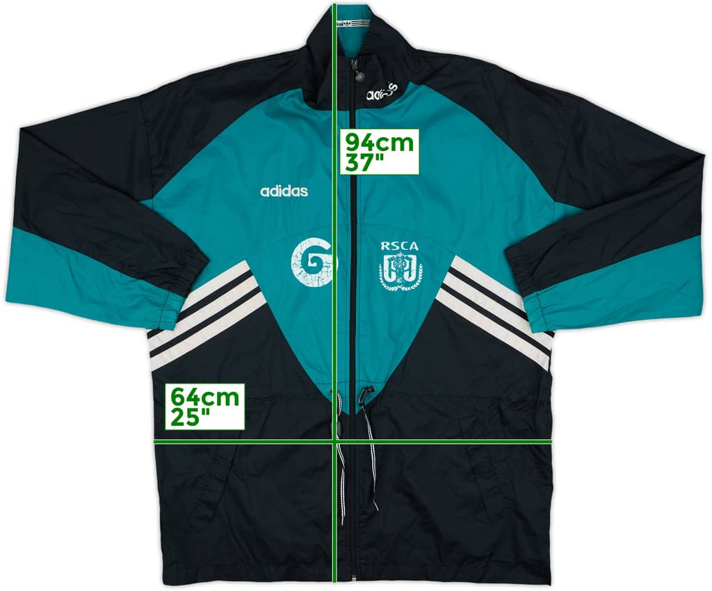 1994-95 Anderlecht adidas Rain Jacket - 4/10 - (L/XL)