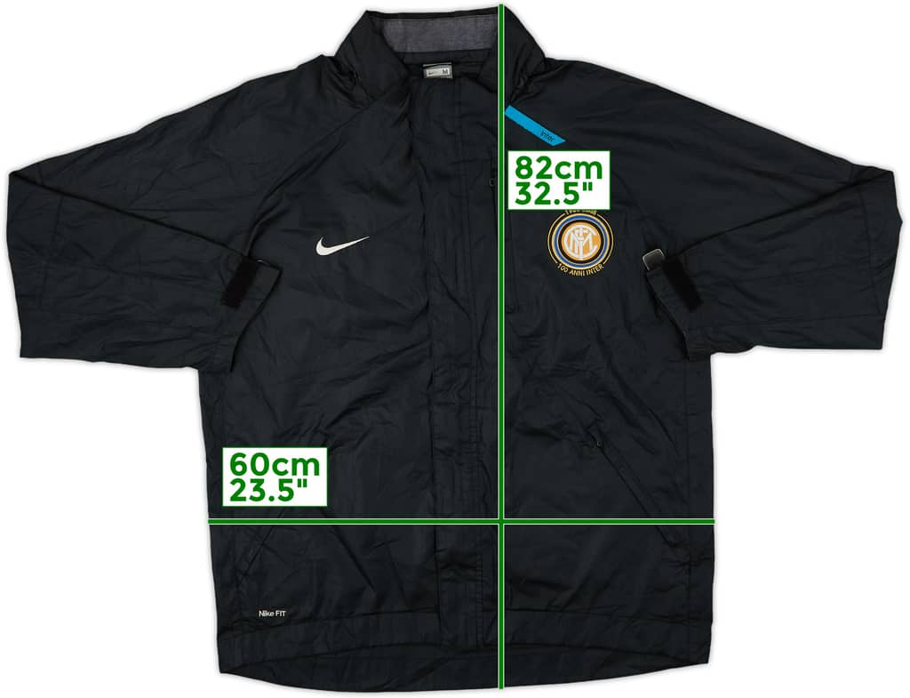 2007-08 Inter Milan Nike Rain Jacket - 7/10 - (M)