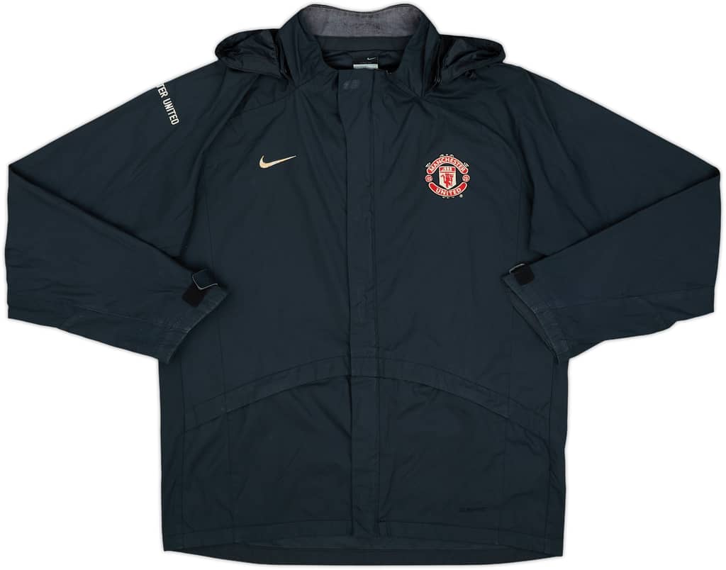 2006-07 Manchester United Hooded Rain Jacket - 8/10 - (S)