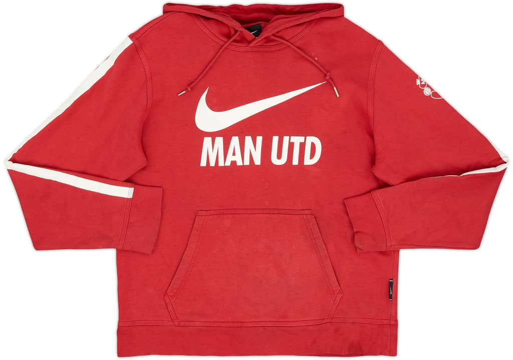 2014-15 Manchester United Nike Hooded Sweat Top - 6/10 - (M)