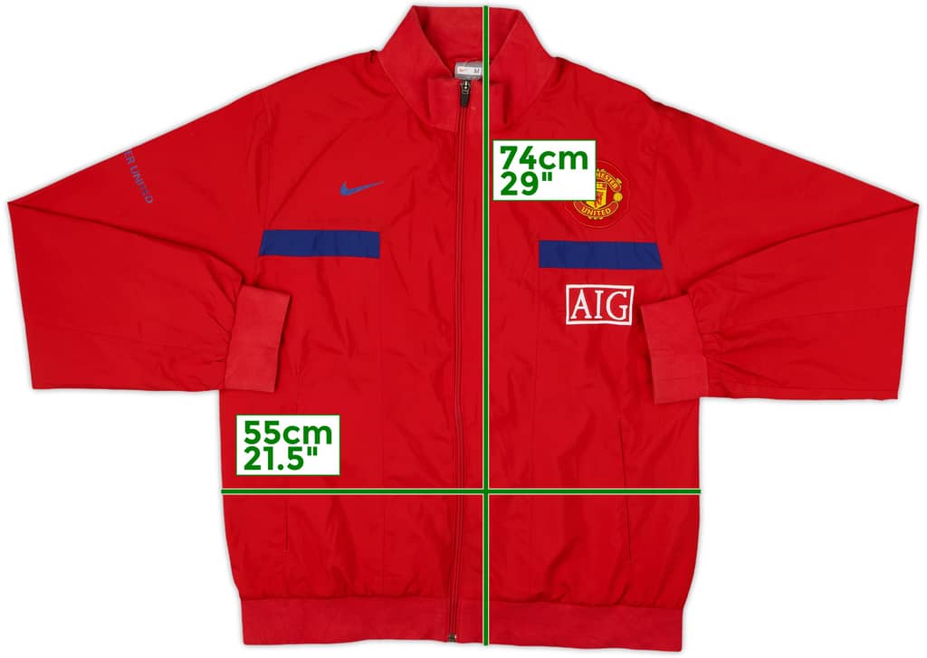 2009-10 Manchester United Nike Track Jacket - 8/10 - (M)