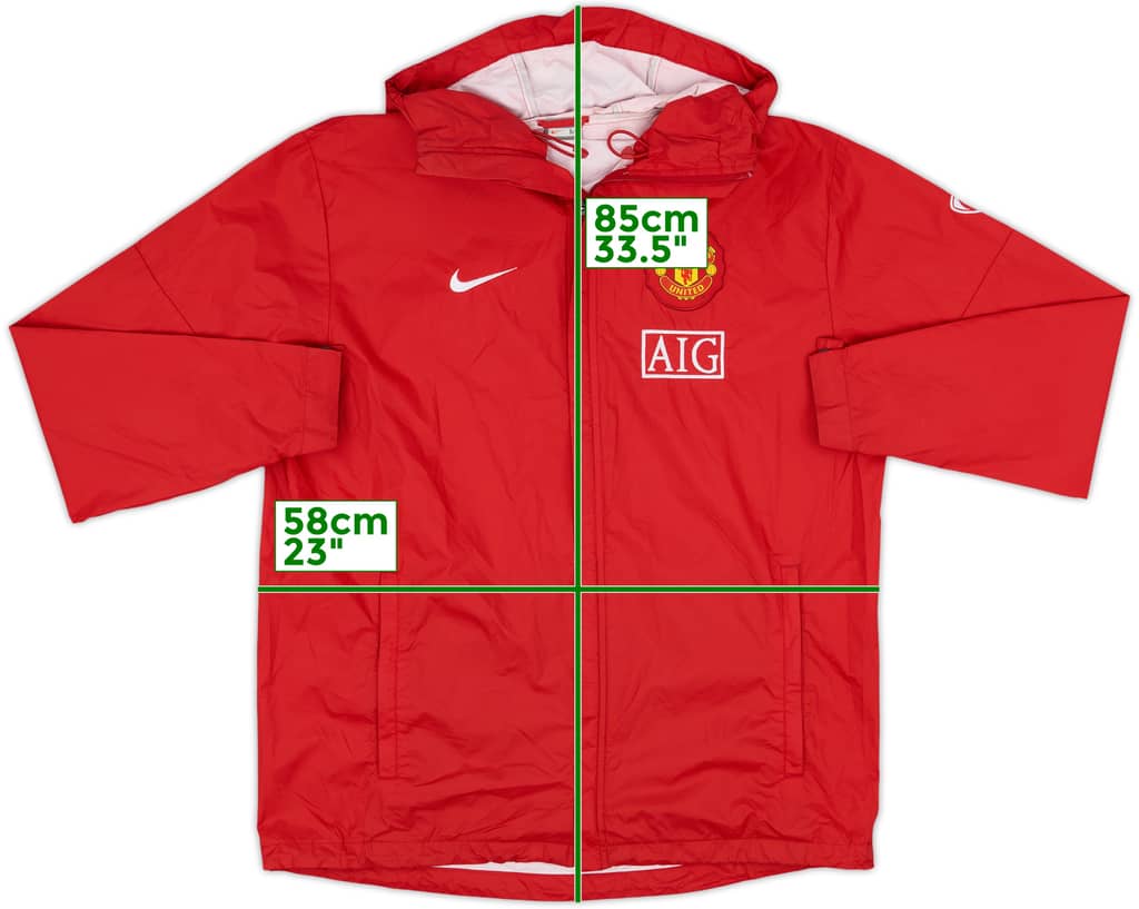 2009-10 Manchester United Nike Rain Coat - 8/10 - (M)