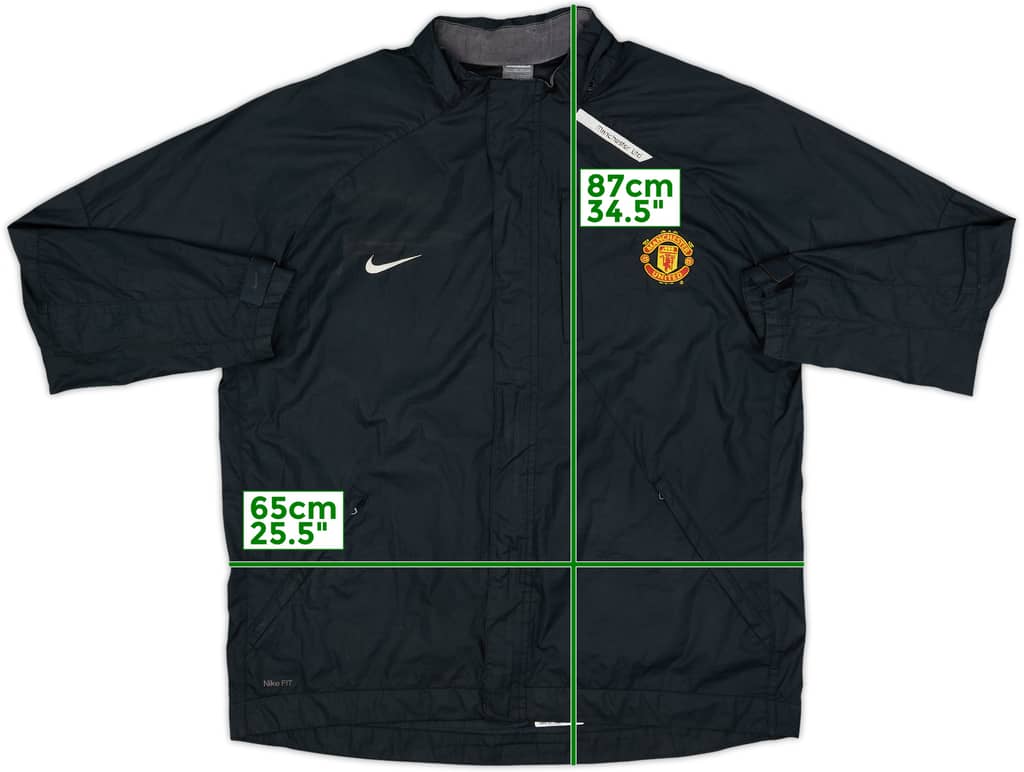 2008-09 Manchester United Nike Rain Jacket - 6/10 - (XL)