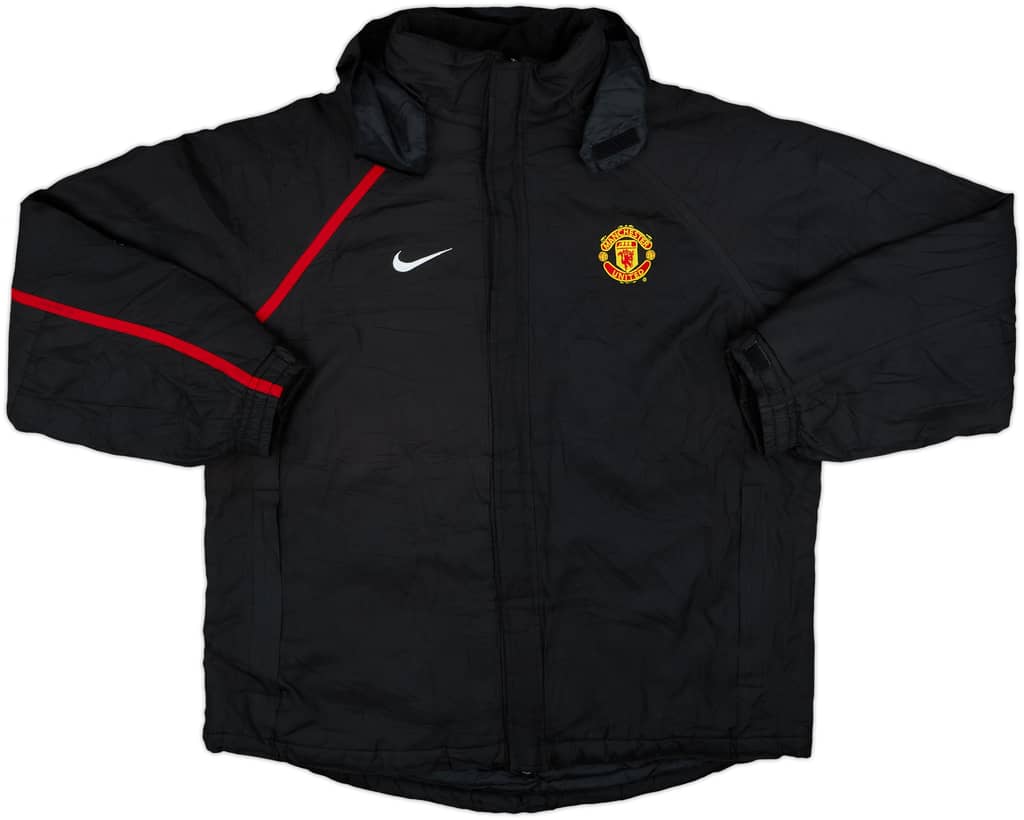 2009-10 Manchester United Nike Padded Bench Coat - 8/10 - (M)