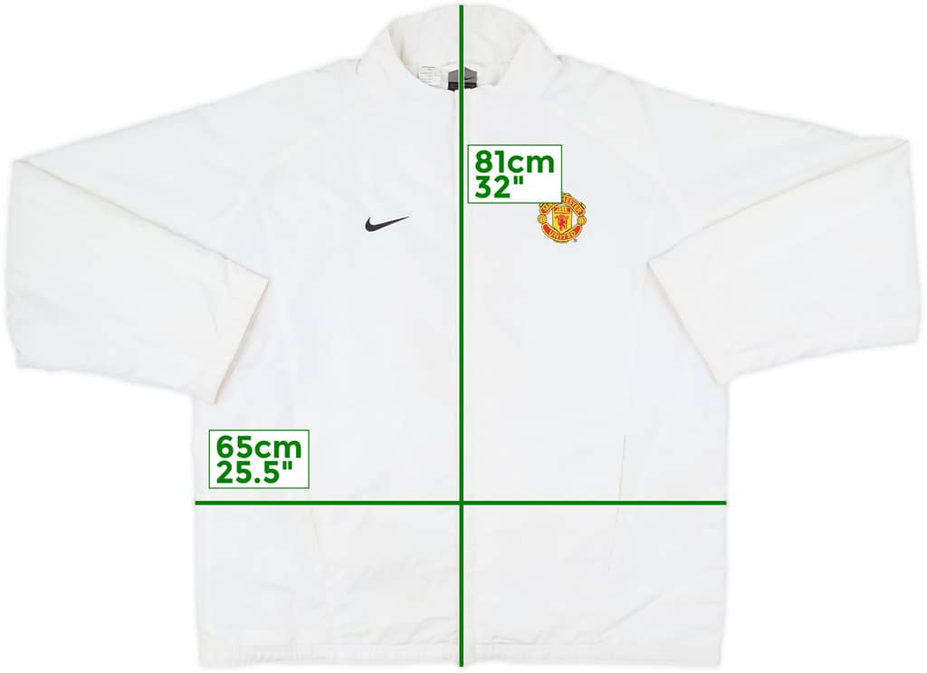 2002-03 Manchester United Nike Track Jacket - 7/10 - (L)