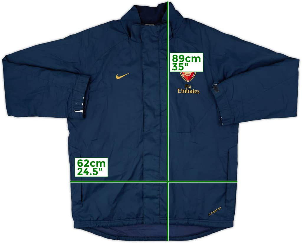2007-08 Arsenal Nike Padded Jacket - 6/10 - (M)
